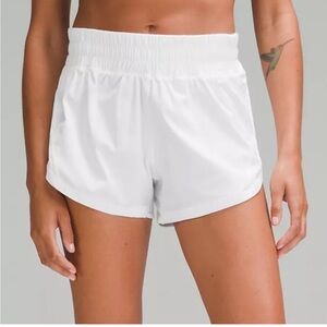 Lululemon Track That High-Rise Lined Short
3" White